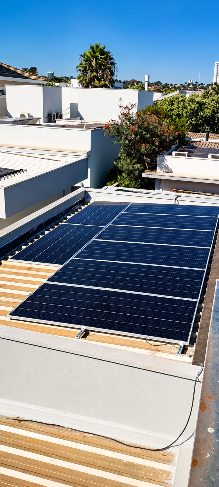 Obra real AUREON ENERGIX — Condomínio Portal das Tipuanas, Araraquara